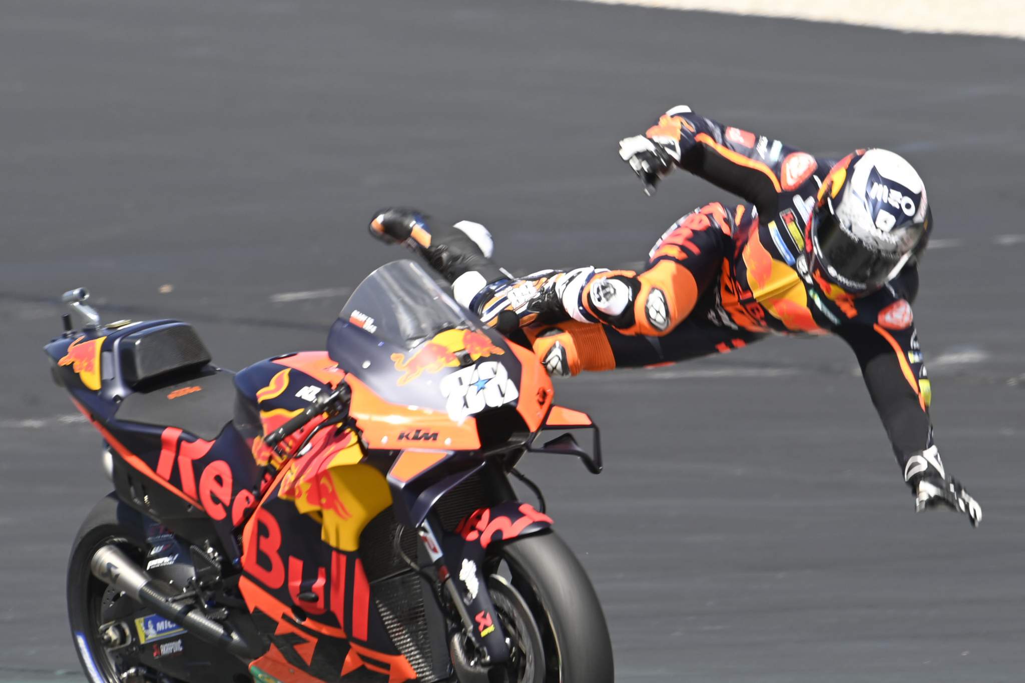 Miguel Oliveira KTM crash Styrian Grand Prix MotoGP practice 2021