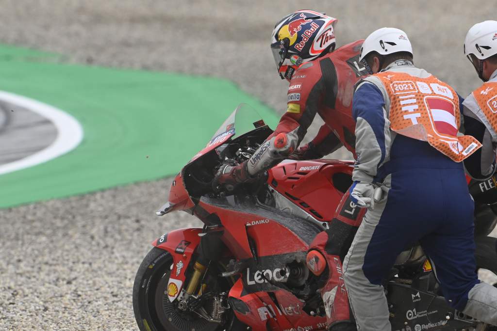 Jack Miller crash Styria MotoGP 2021