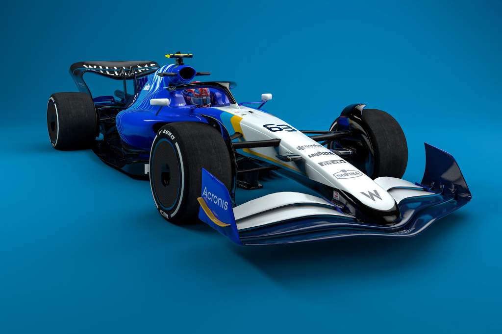 Williams F1 2022 mock-up