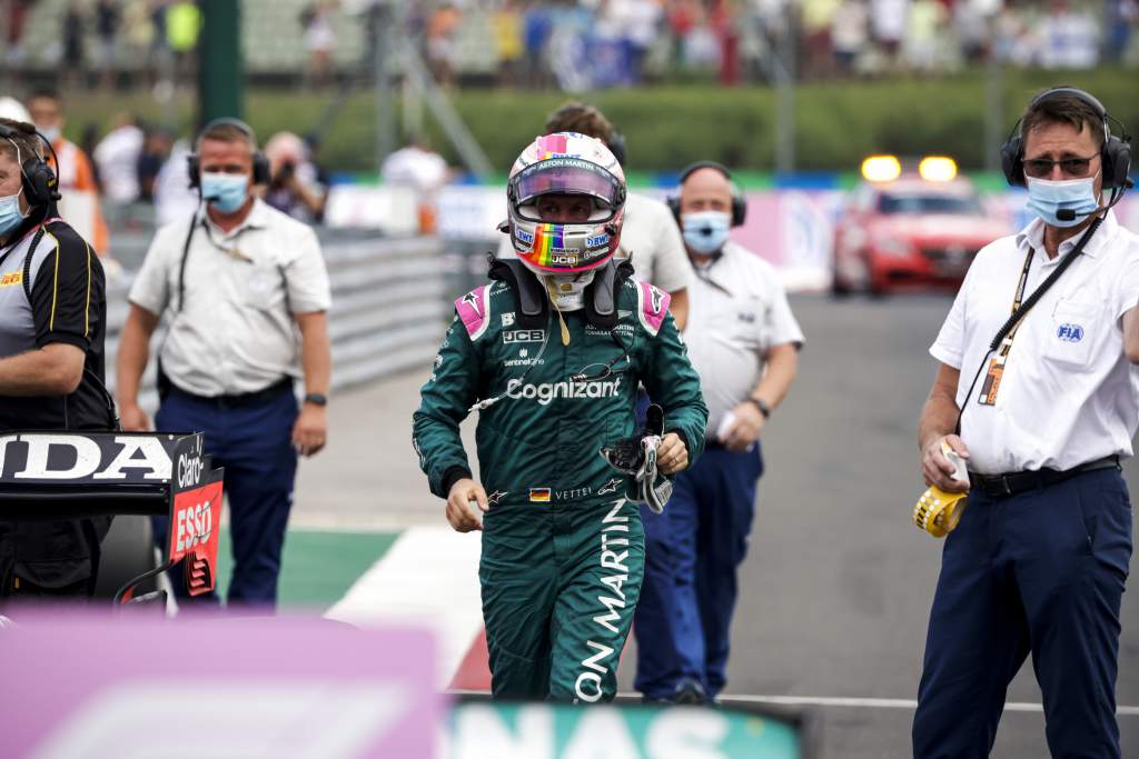 Sebastian Vettel Aston Martin F1 Hungarian GP