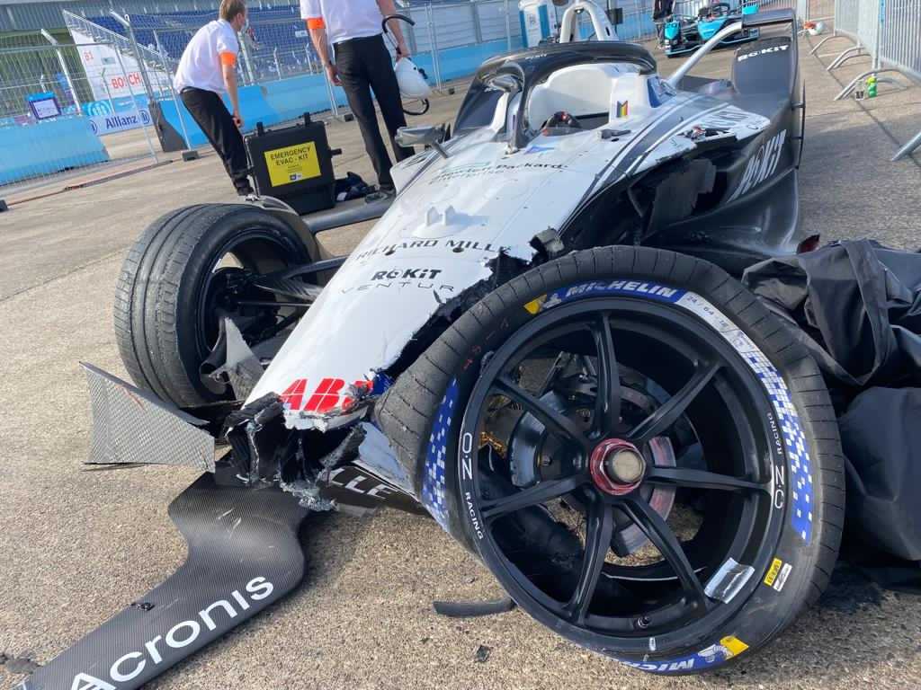 Mortara suffered back injury in 26g Formula E start collision The Race