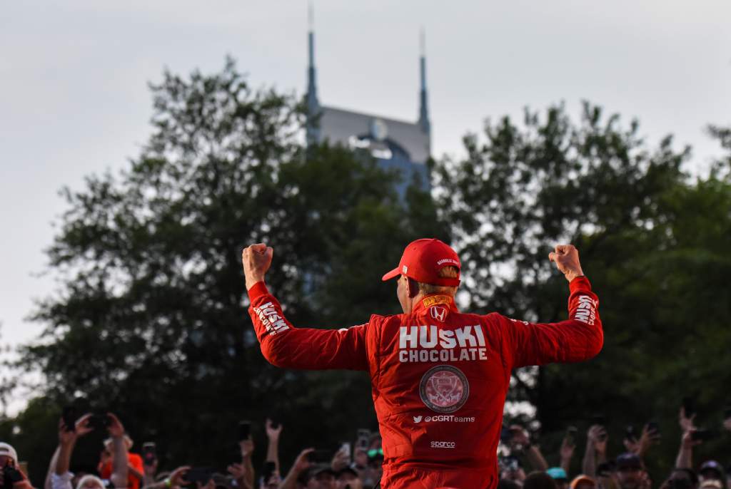 Marcus Ericsson wins Nashville IndyCar 2021