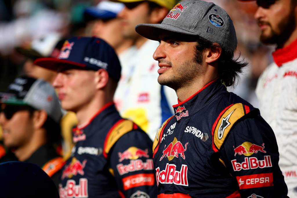 Carlos Sainz Max Verstappen Toro Rosso F1 Red Bull