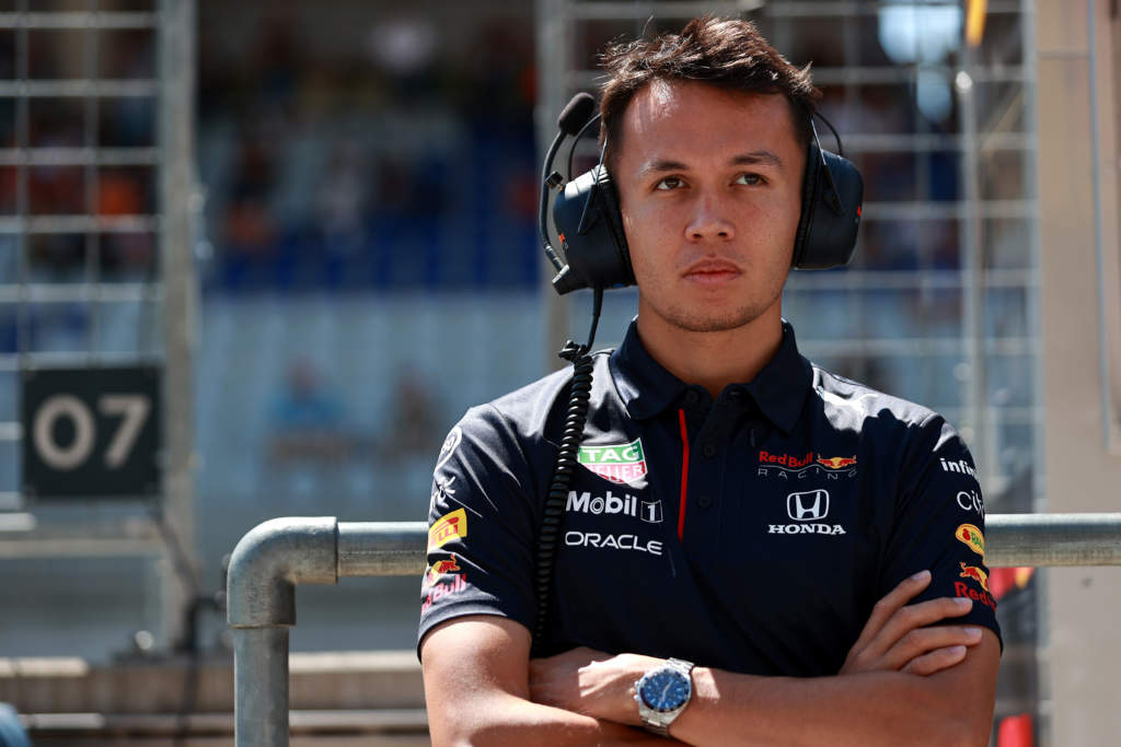 Alex Albon Red Bull F1 reserve