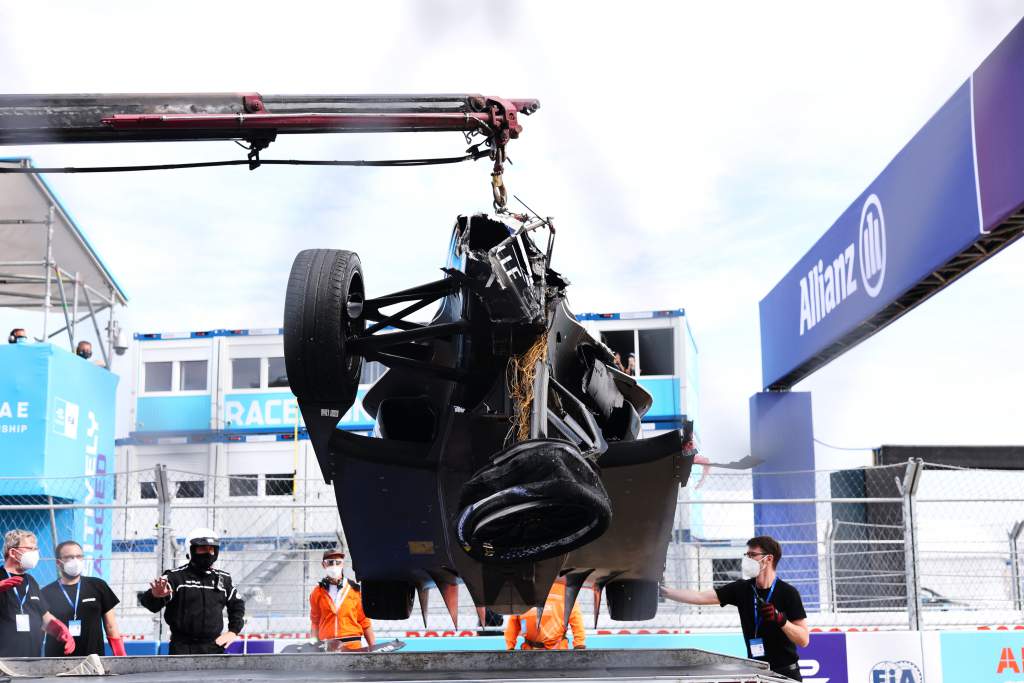 Edoardo Mortara Venturi crash Berlin Formula E 2021