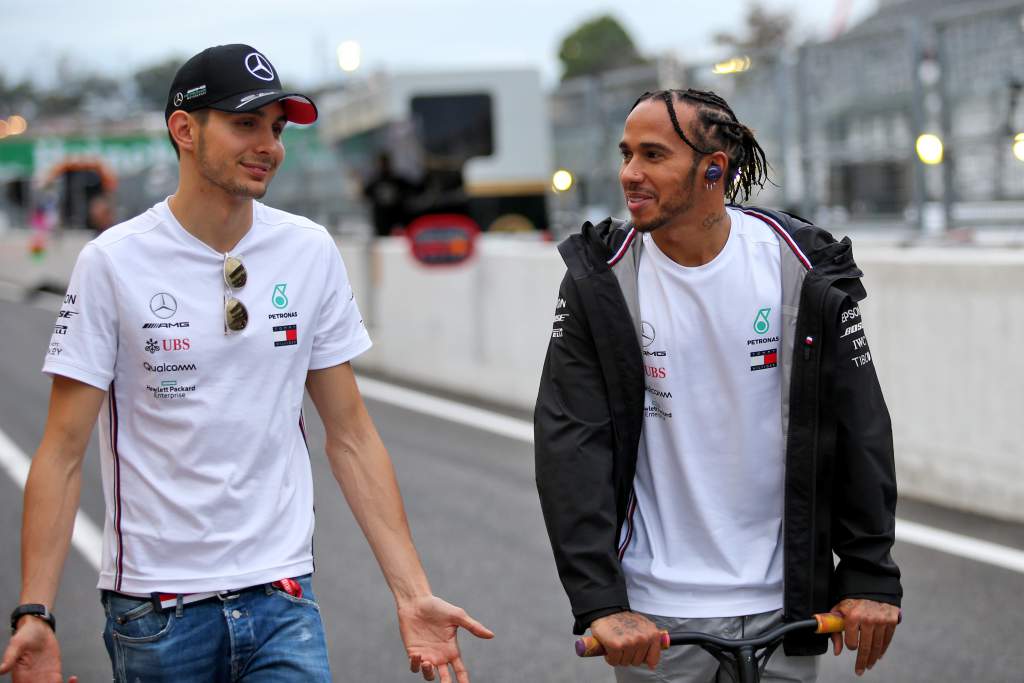 Esteban Ocon Lewis Hamilton 2019