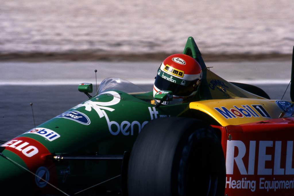 Emanuele Pirro Benetton F1