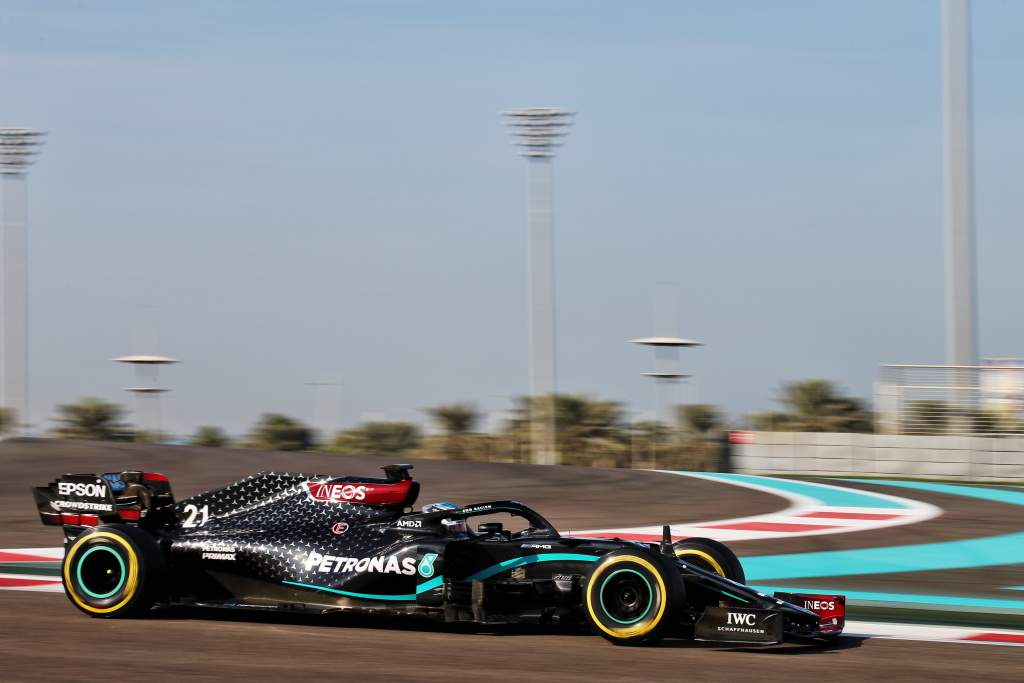 Nyck de Vries Mercedes F1 test 2020