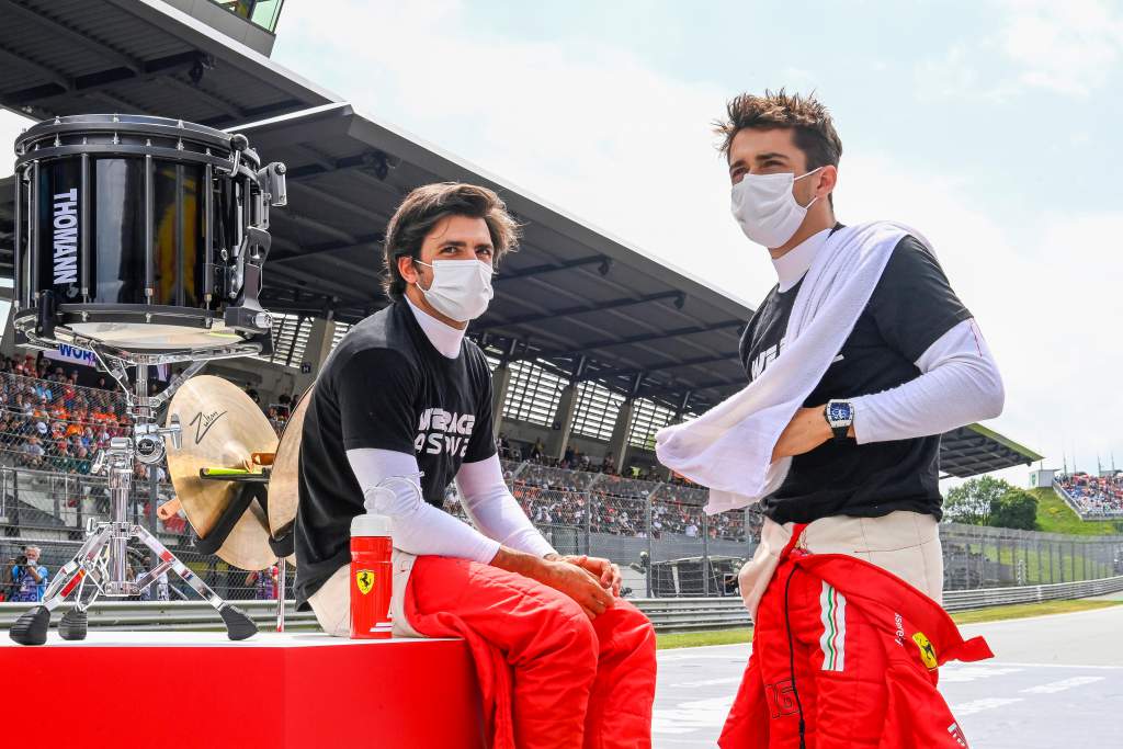 Carlos Sainz Charles Leclerc