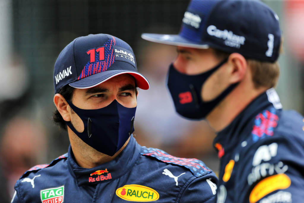 Sergio Perez Max Verstappen Red Bull F1