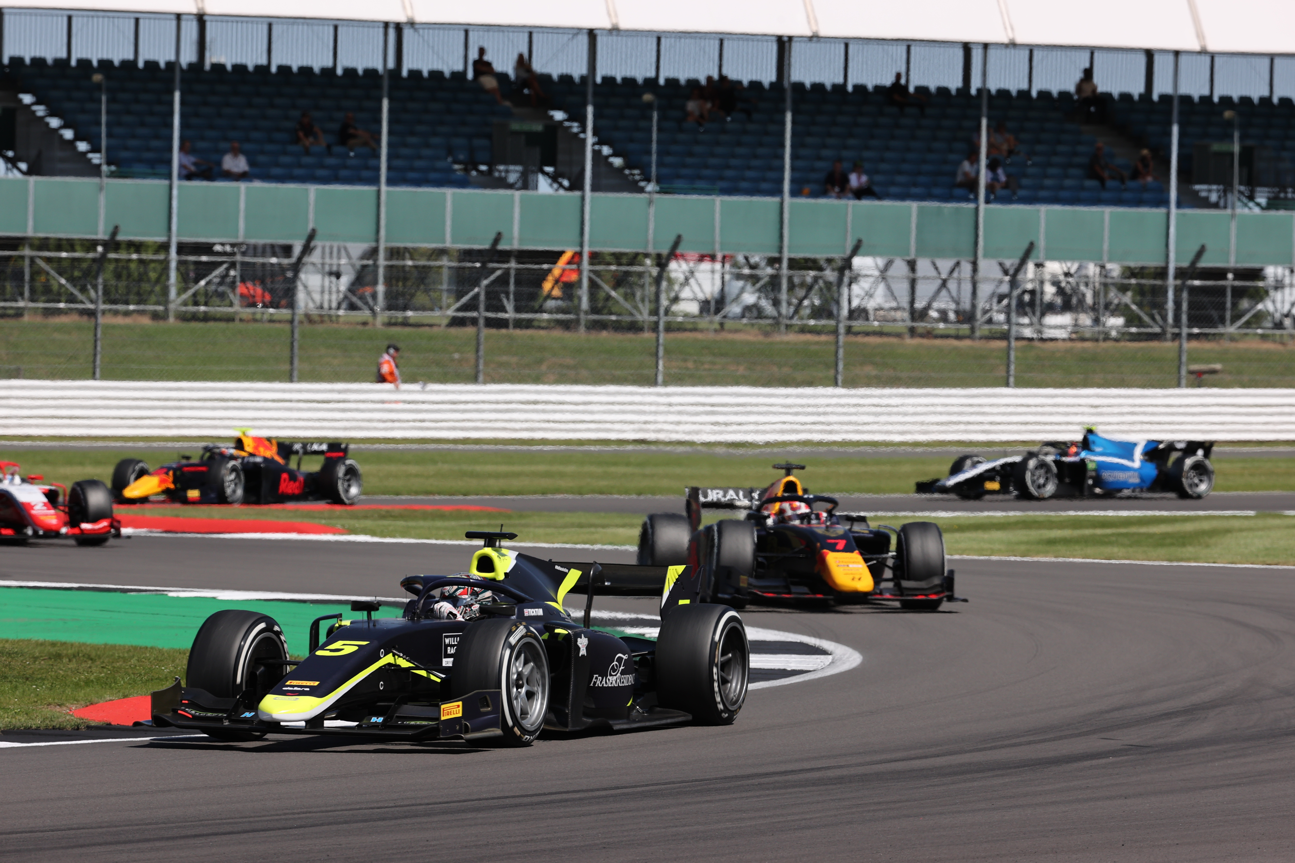 Motor Racing Fia Formula 2 Championship Saturday Silverstone, England