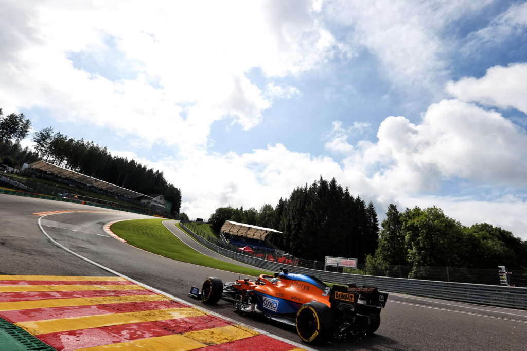 Daniel Ricciardo McLaren F1 Eau Rouge Belgian GP