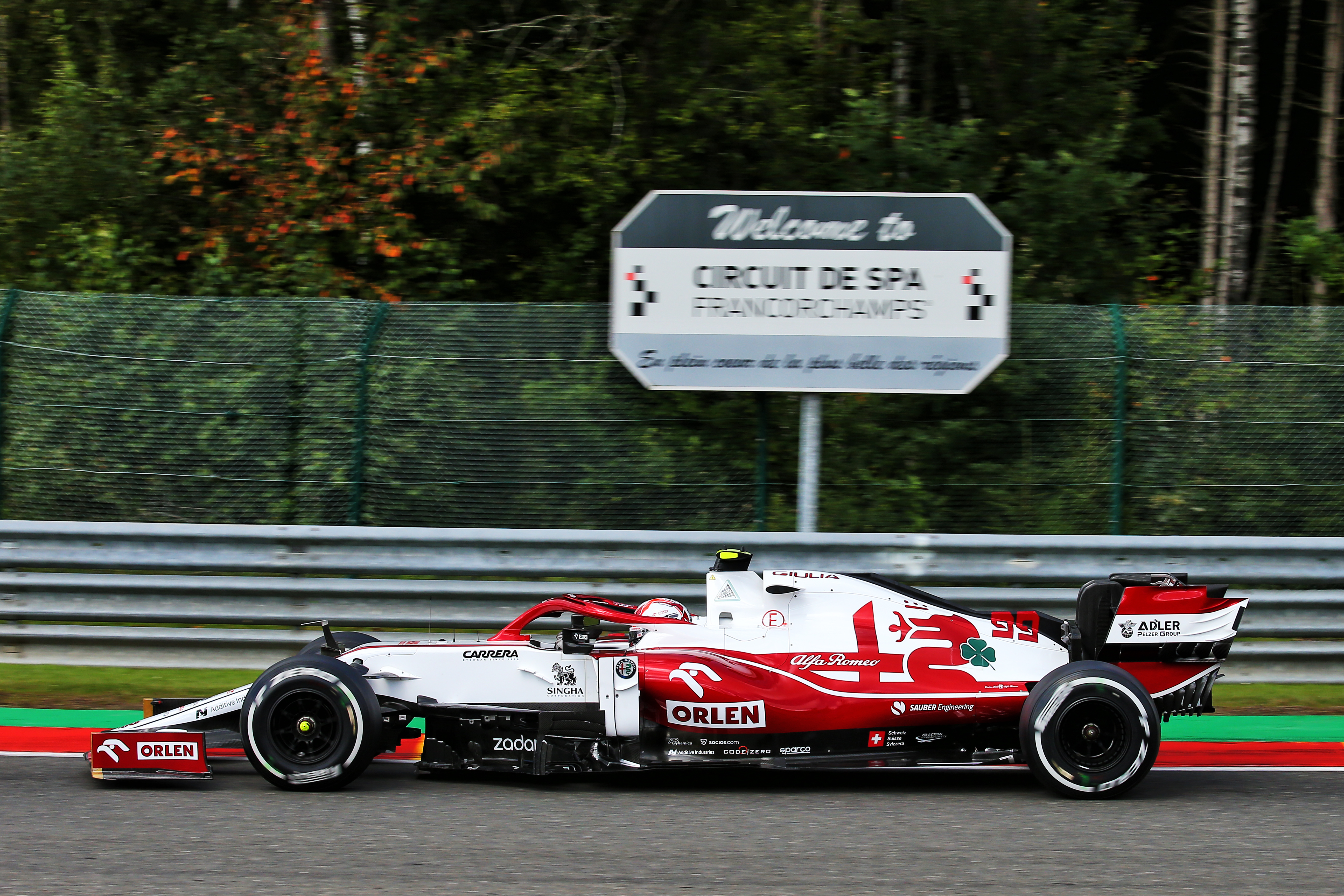 Motor Racing Formula One World Championship Belgian Grand Prix Practice Day Spa Francorchamps, Belgium