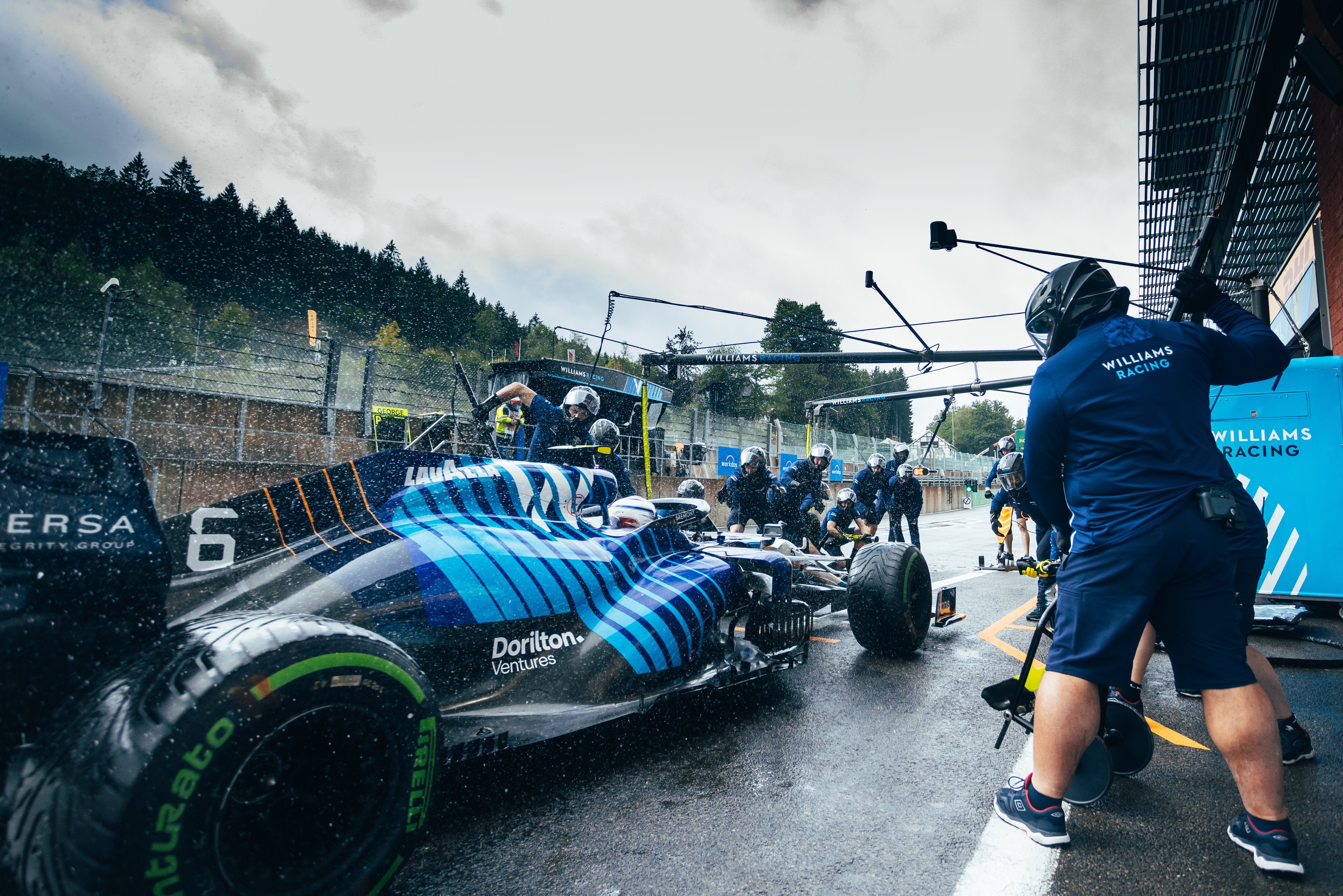 Motor Racing Formula One World Championship Belgian Grand Prix Qualifying Day Spa Francorchamps, Belgium