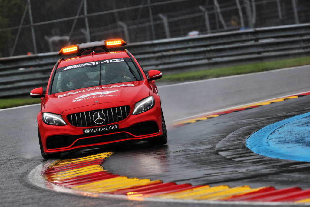 F1 safety car Belgian GP