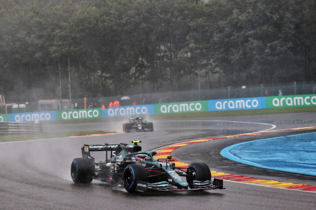 Sebastian Vettel Aston Martin F1 Belgian GP