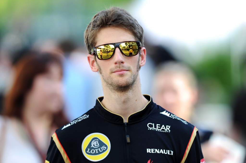 Romain Grosjean Lotus Renault F1