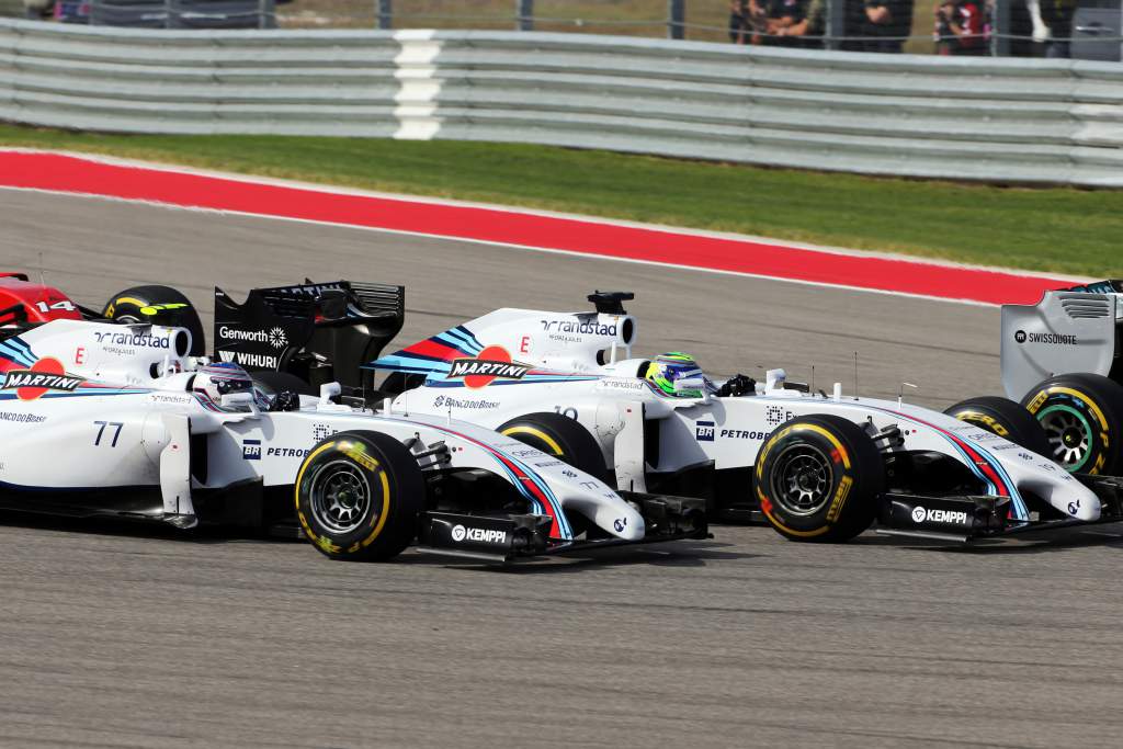 Felipe Massa Valtteri Bottas Williams Austin F1 2014