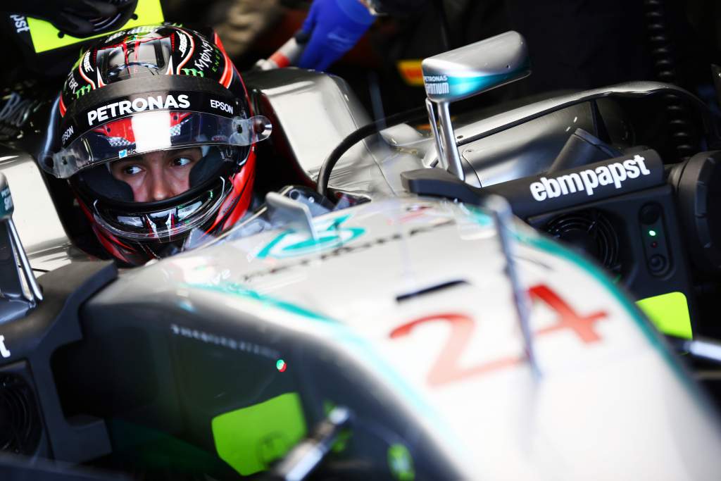 Esteban Ocon Mercedes F1 test 2016