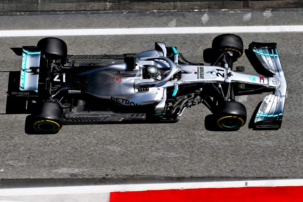 Nikita Mazepin Mercedes F1 test 2019