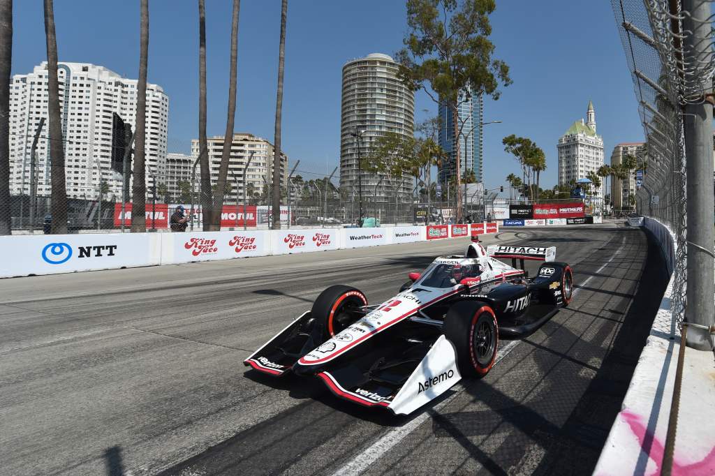 Newgarden on pole, IndyCar title rivals only eighth and 10th