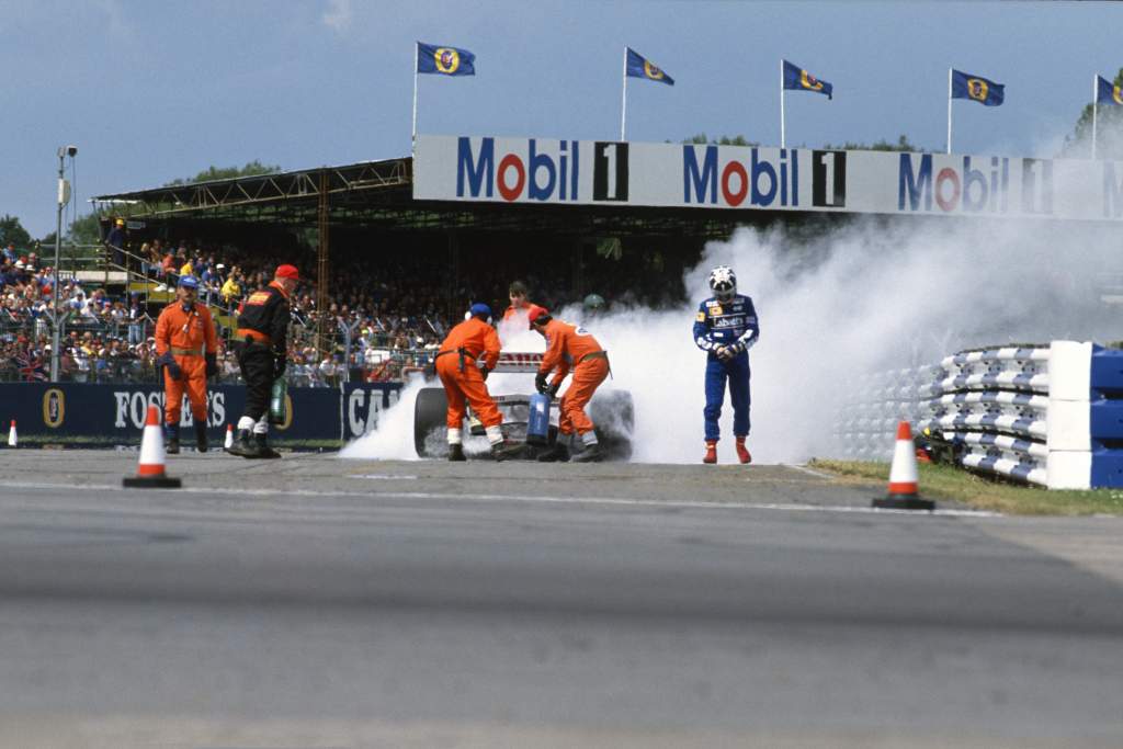 Damon Hill Silverstone retirement 1993