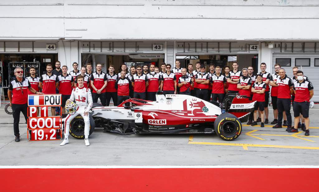 Theo Pourchaire Alfa Romeo F1 test