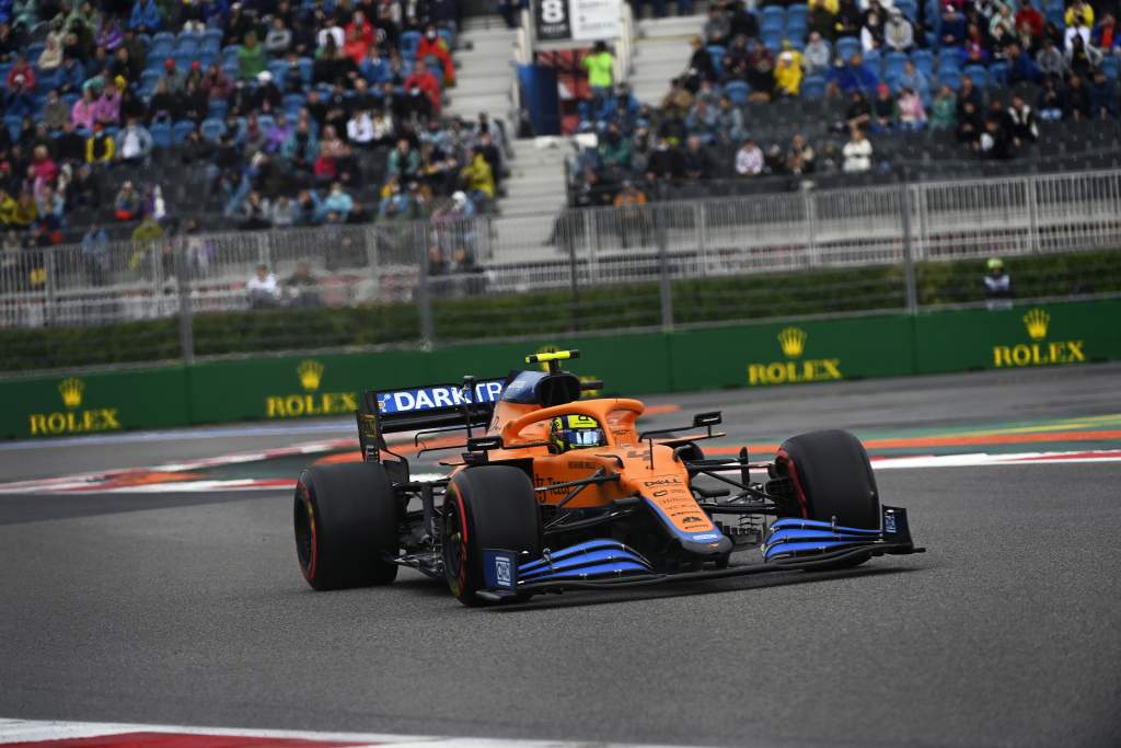 Lando Norris, Mclaren Mcl35m Front On