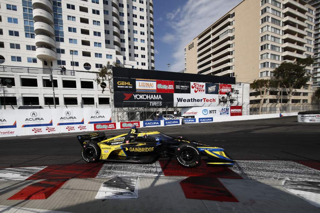 Herta leads Long Beach IndyCar practice, O’Ward off the pace