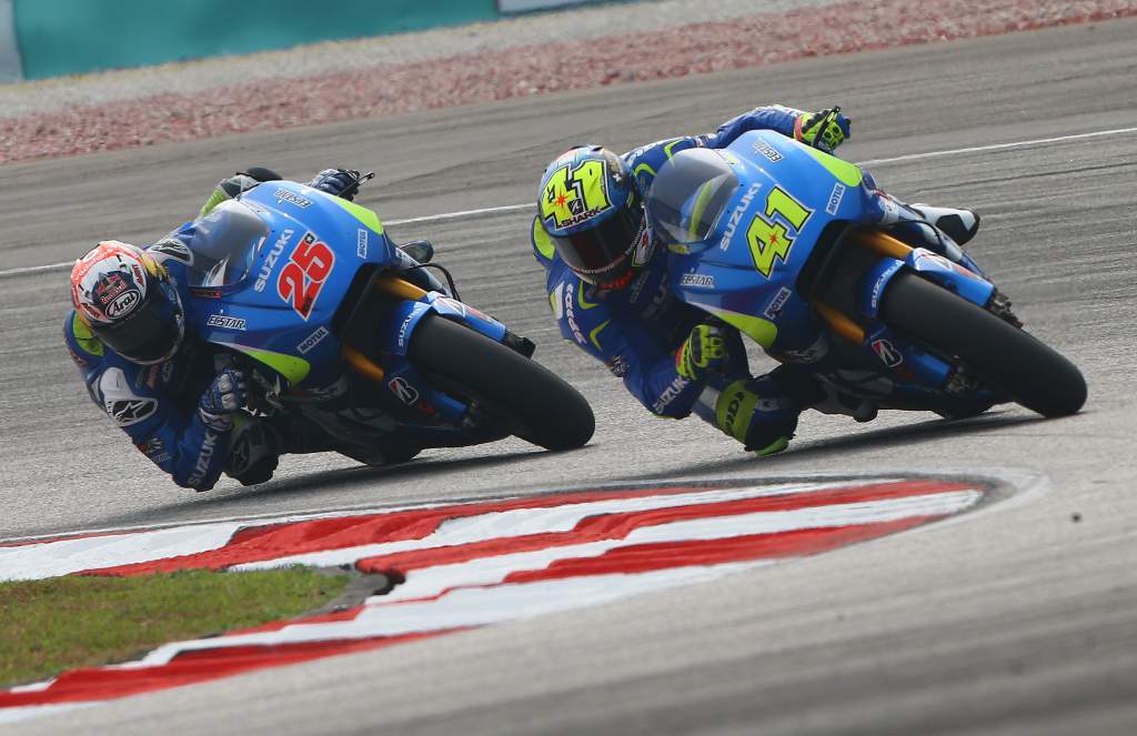 Aleix Espargaro Maverick Vinales Suzuki MotoGP