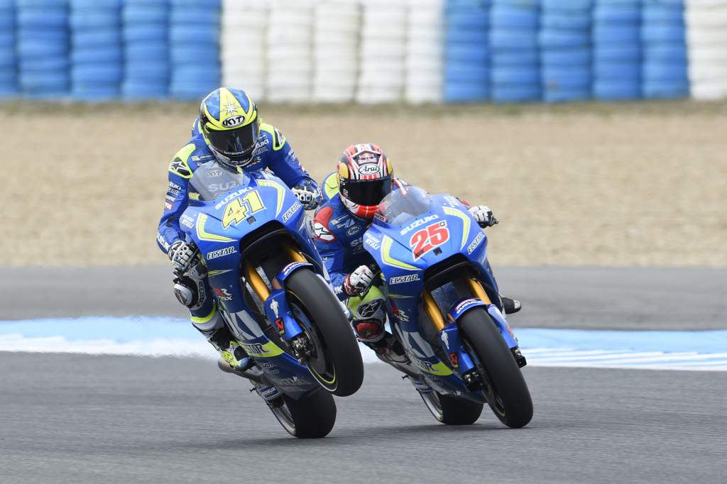 Aleix Espargaro Maverick Vinales Suzuki MotoGP