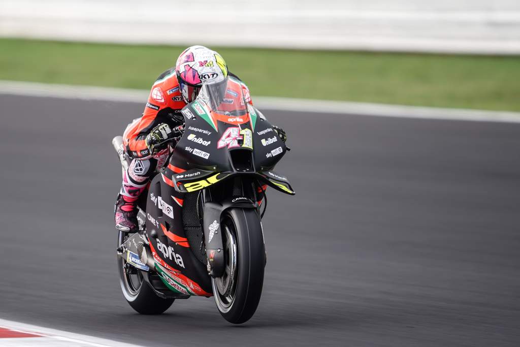 Espargaro ends MotoGP Misano test on top, KTM rookies debut