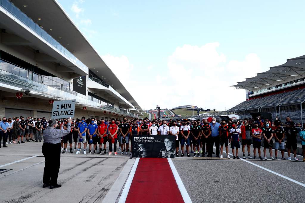 Dean Berta Vinales MotoGP minute of silence