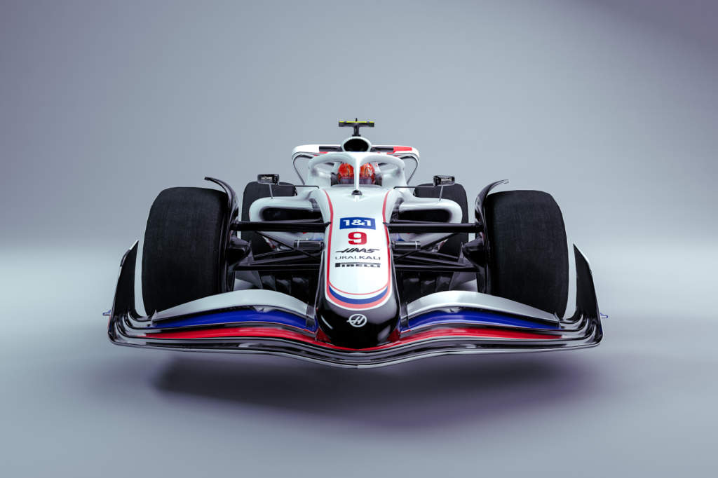 Haas F1 2022 mock up
