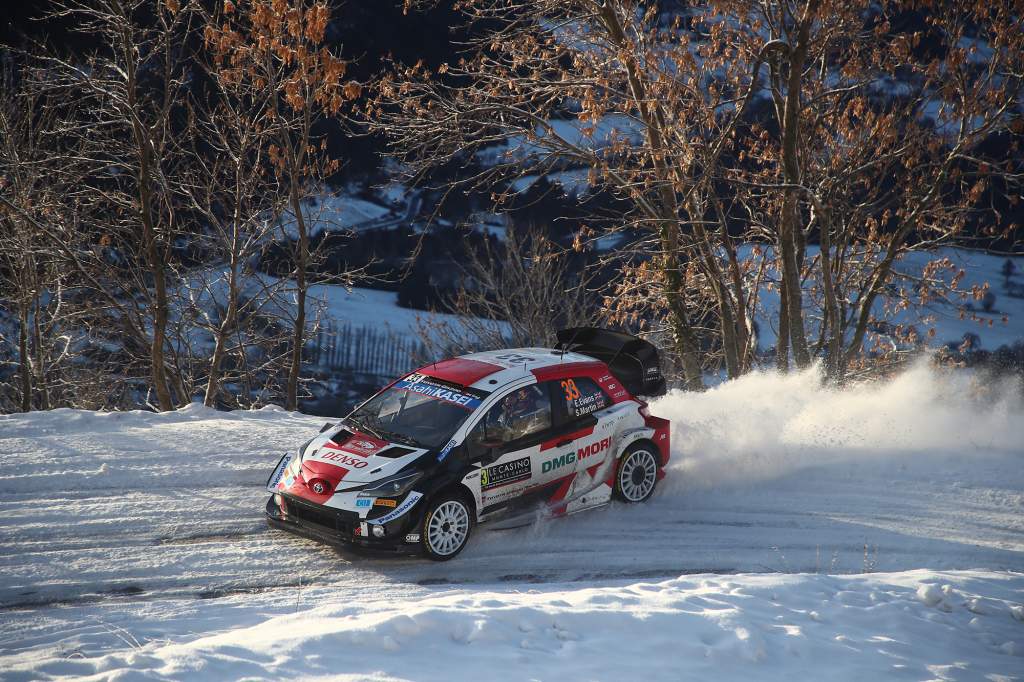 Elfyn Evans Toyota WRC Monte Carlo Rally 2021