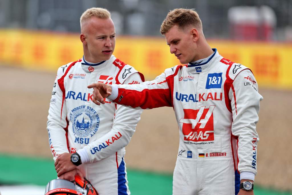 Nikita Mazepin Mick Schumacher Haas F1