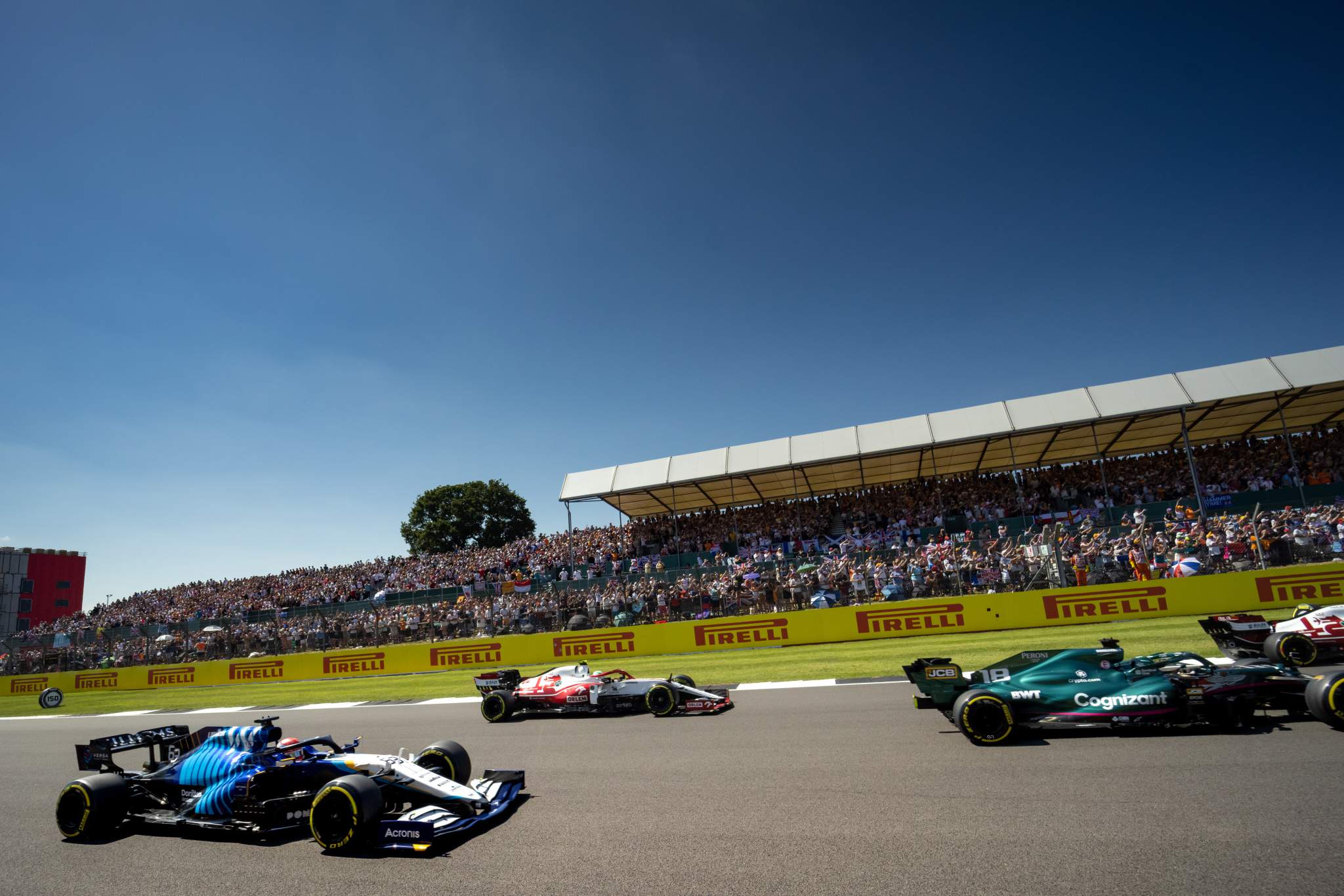 Motor Racing Formula One World Championship British Grand Prix Race Day Silverstone, England