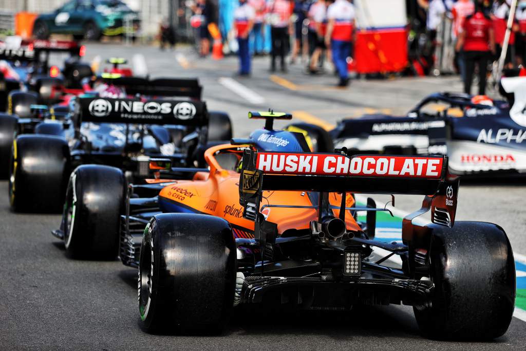 Dutch GP F1 pitlane