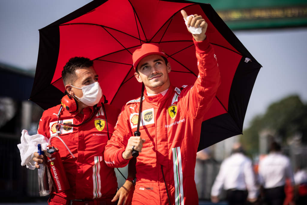 Charles Leclerc Italian GP F1 sprint Ferrari