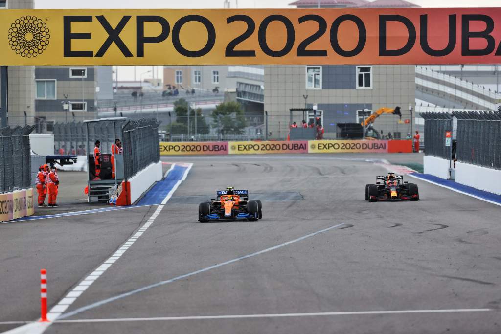 Lando Norris McLaren F1 Russian GP