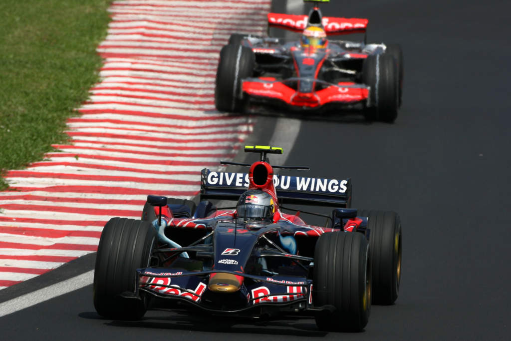 Sebastian Vettel Toro Rosso Lewis Hamilton McLaren F1 2007