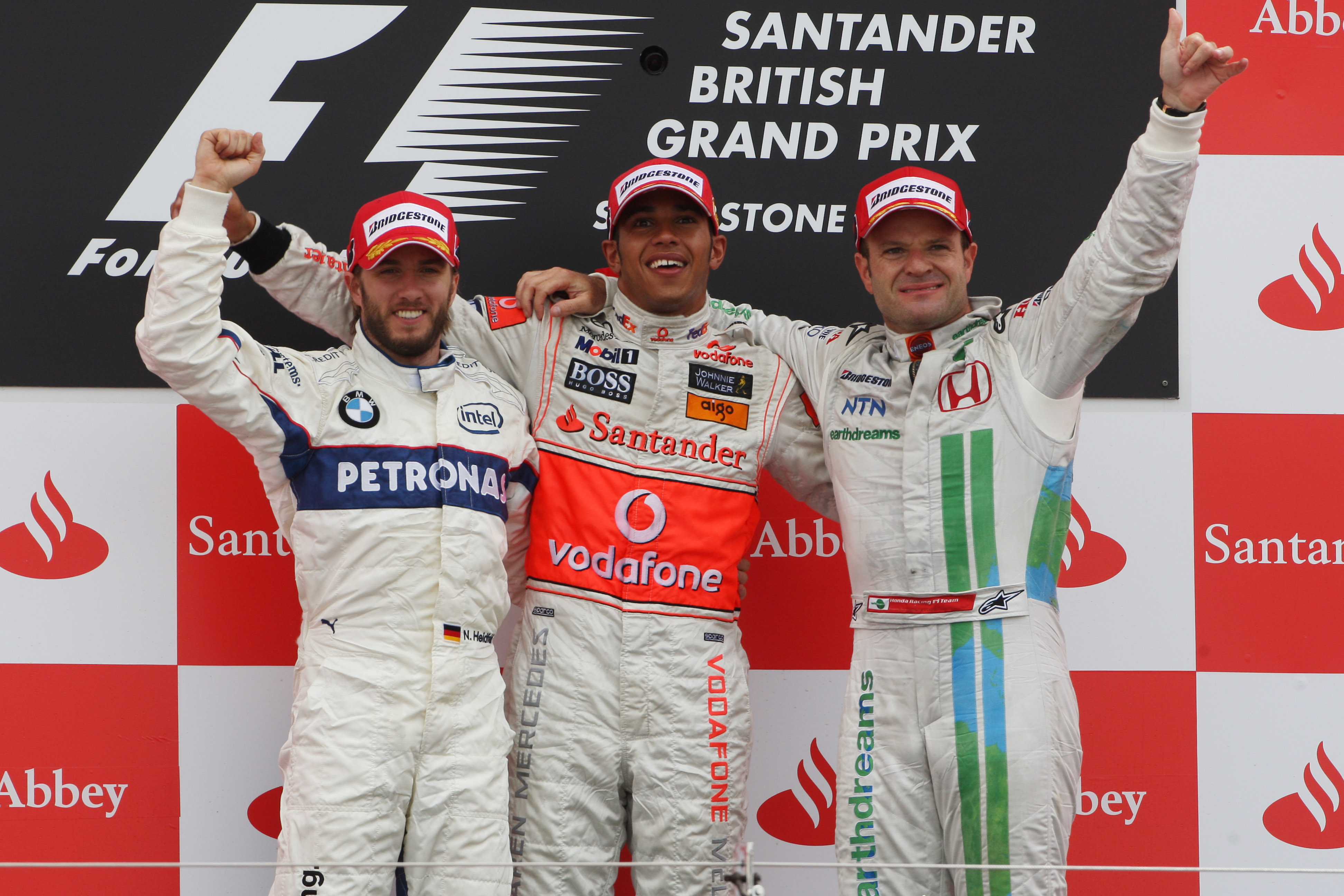 Formula 1 Grand Prix, England, Sunday Podium