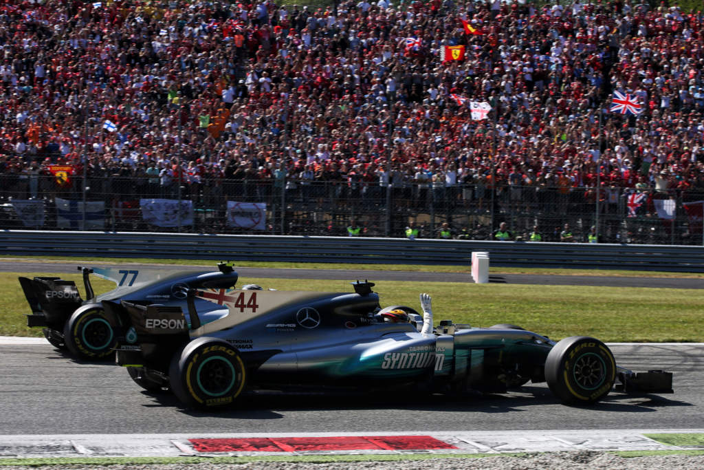 Lewis Hamilton Nico Rosberg Mercedes F1 Italian GP Monza