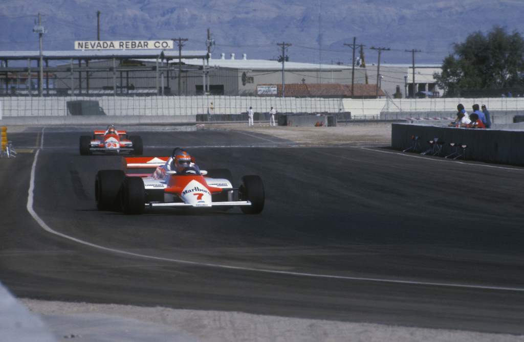 John Watson Bruno Giacomelli F1 Caesars Palace Grand Prix Las Vegas