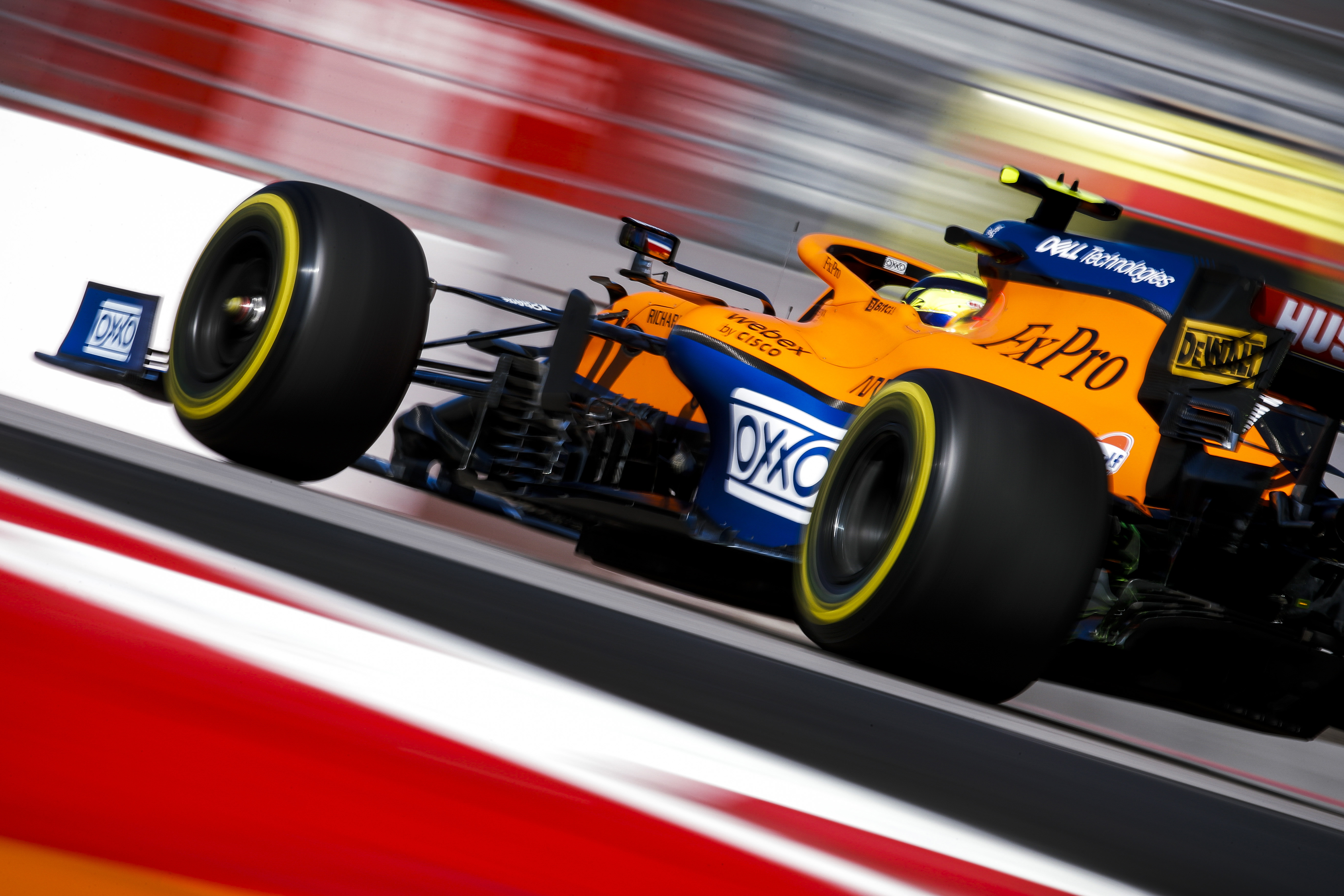 Lando Norris, Mclaren Mcl35m Side On