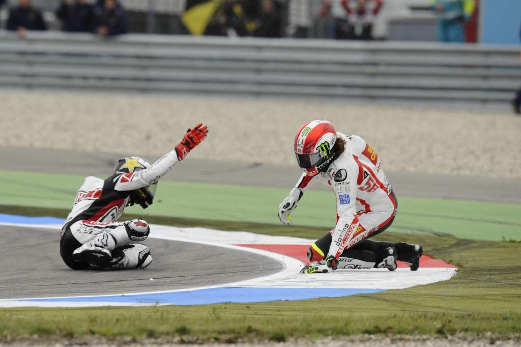 Marco Simoncelli Jorge Lorenzo MotoGP