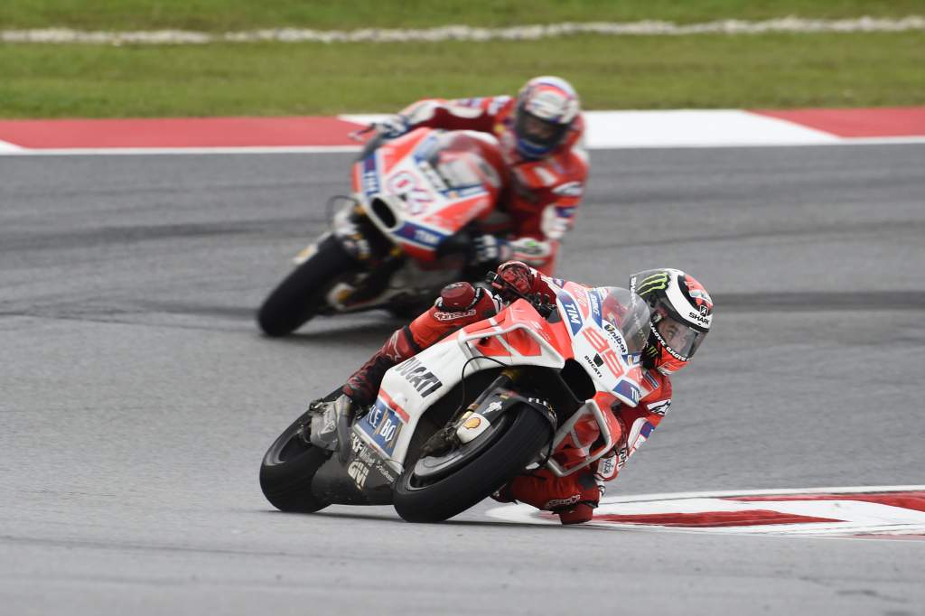 Jorge Lorenzo Andrea Dovizioso Ducati MotoGP 2017