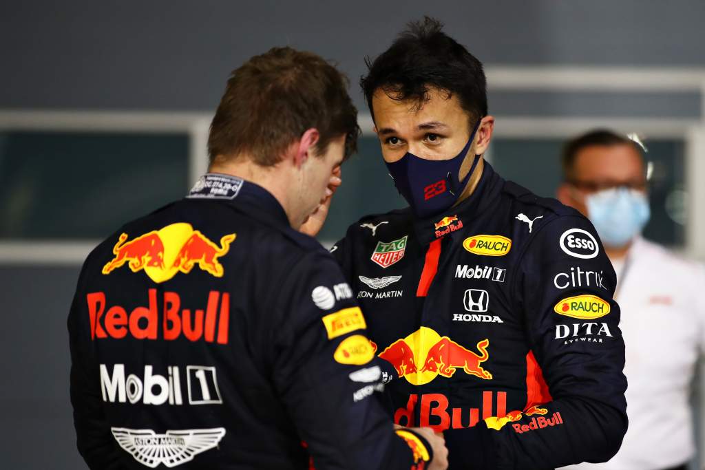 Max Verstappen, Alexander Albon Red Bull F1