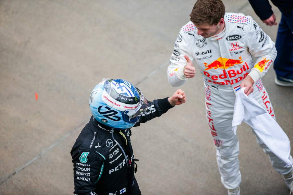 Valtteri Bottas Mercedes Max Verstappen Red Bull F1 Turkish GP