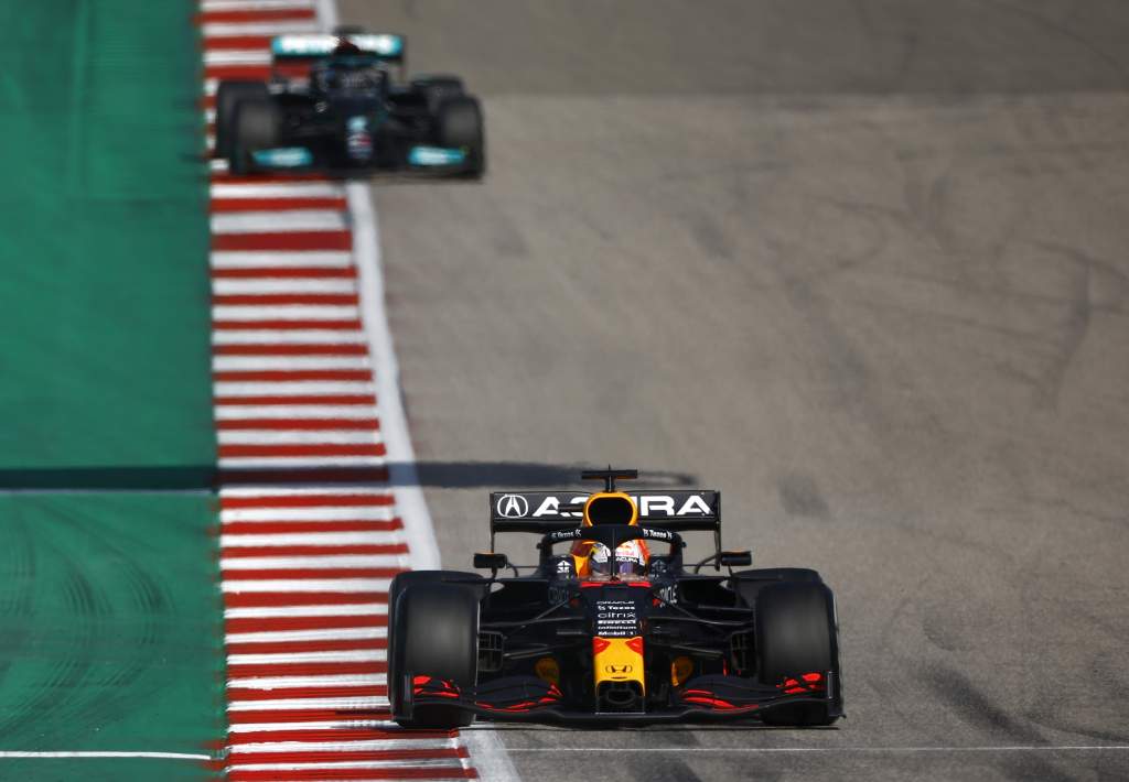 Max Verstappen Lewis Hamilton Red Bull Mercedes F1 US GP